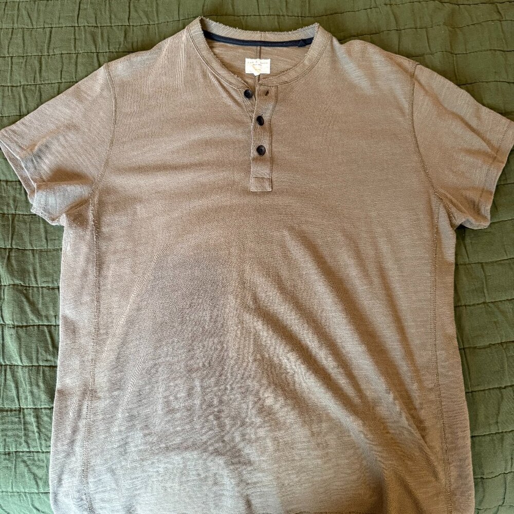 rag & bone henley t-shirt XL